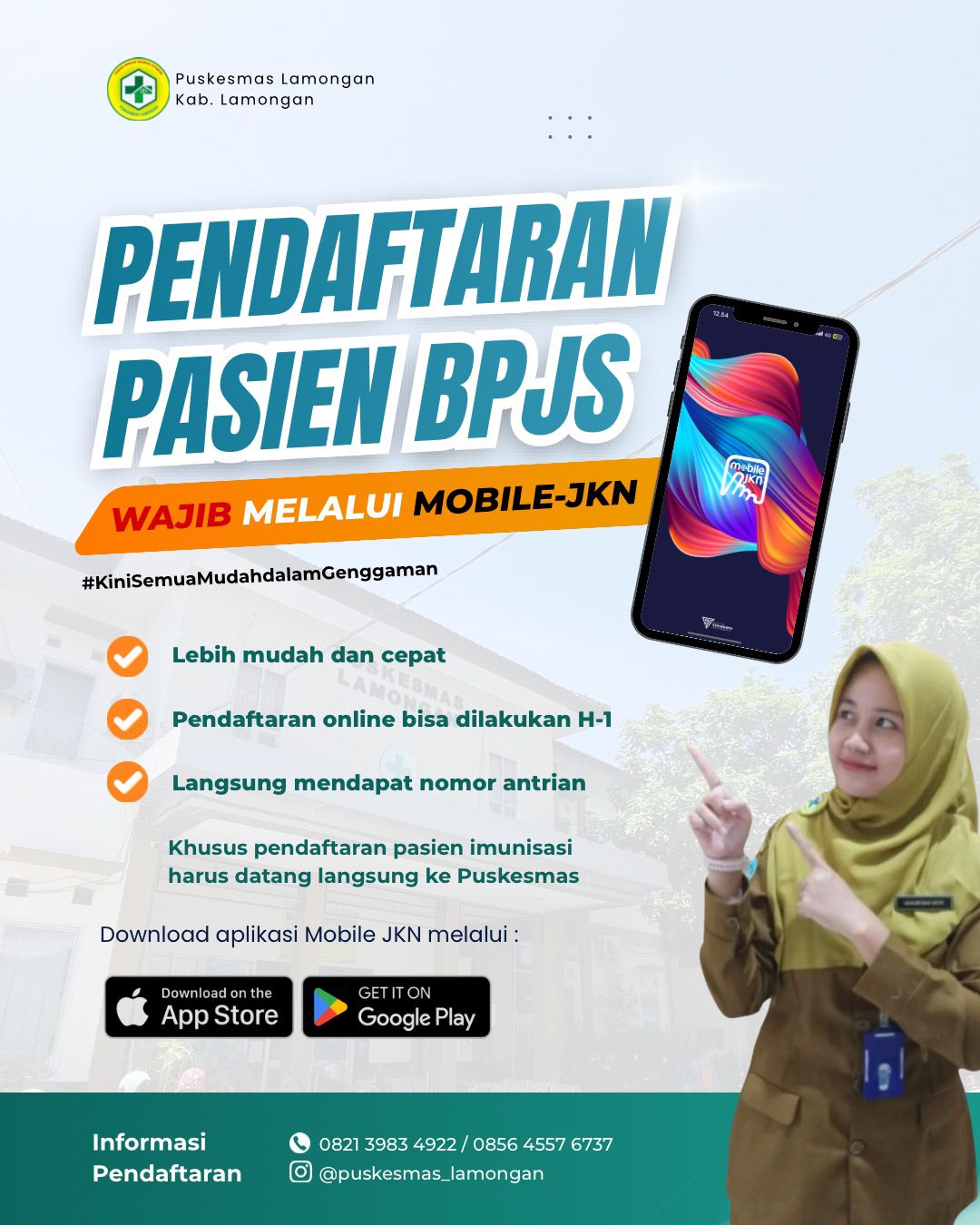 Foto: PENDAFTARAN PASIEN BPJS WAJIB MELALUI MOBILE JKN