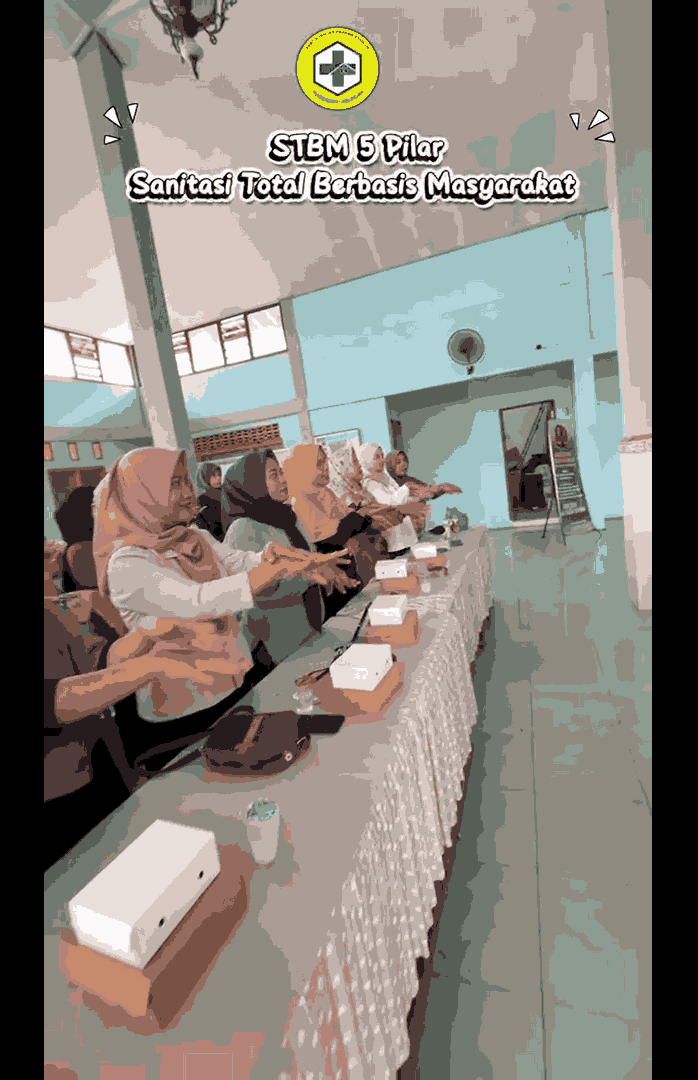 Foto: Pemicuan STBM 5 Pilar dan Sosialisasi DBD di Desa Kebet