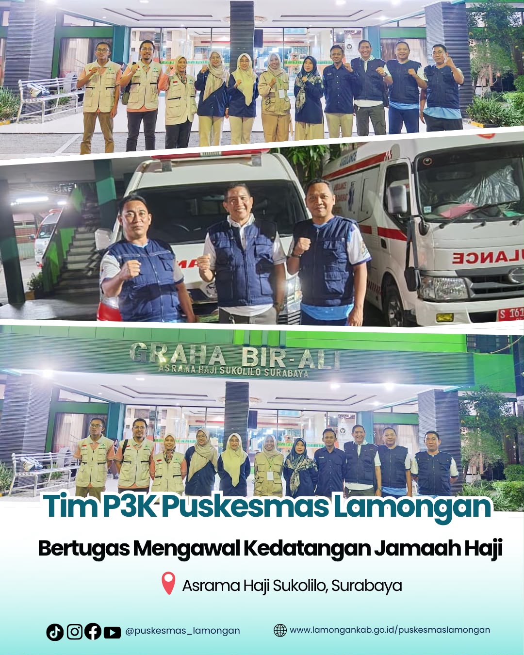 Foto: TIM P3K PUSKESMAS LAMONGAN SIAGA HAJI