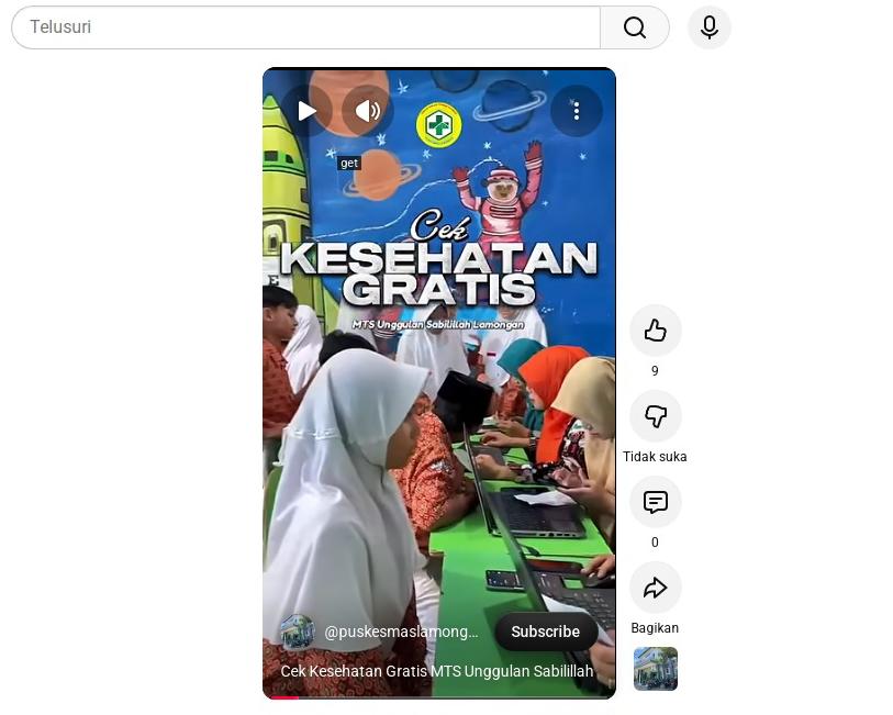 Foto: Cek Kesehatan Gratis (CKG) Anak Sekolah di MATAS