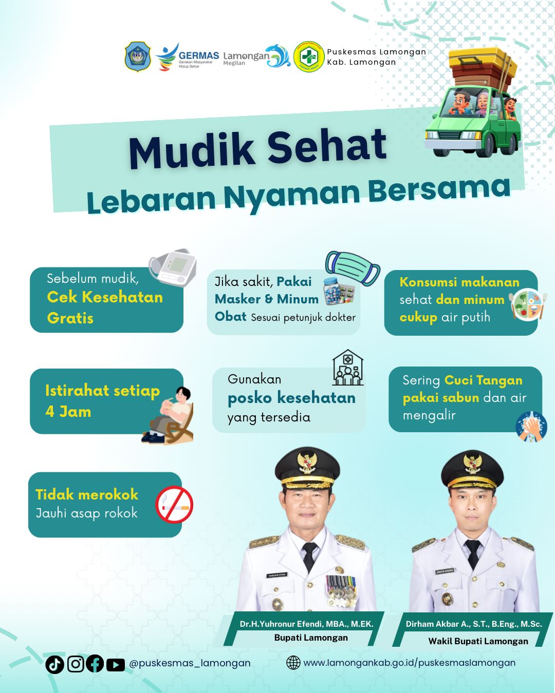 Foto: Mudik Sehat, Lebaran Nyaman Bersama