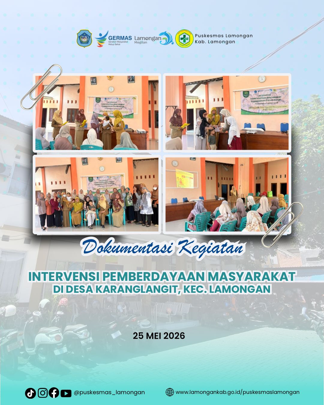 Foto: KEGIATAN INTERVENSI PEMBERDAYAAN MASYARAKAT DI DESA KARANGLANGIT