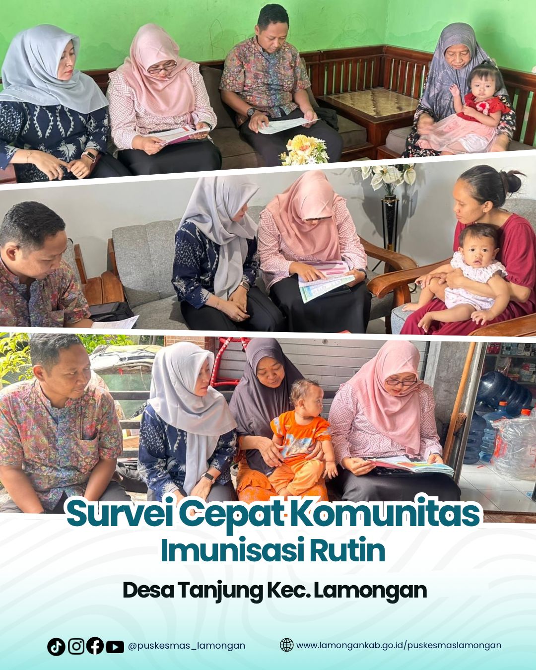 Foto: Survei Cepat Komunitas Imunisasi Rutin