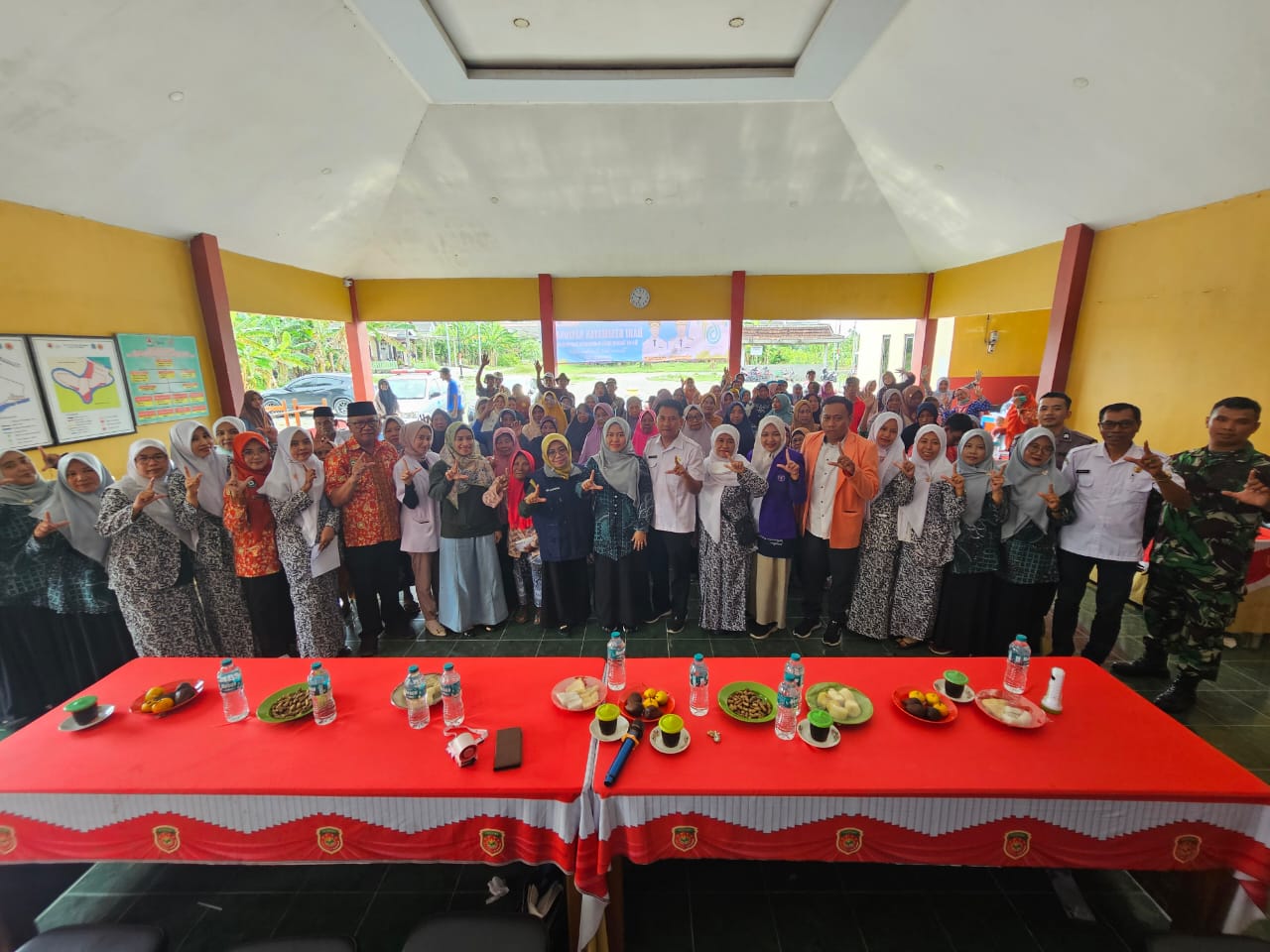 Bakti Sosial Hari Kesehatan Nasional ke-61 Desa Tejoasri Kec. Laren