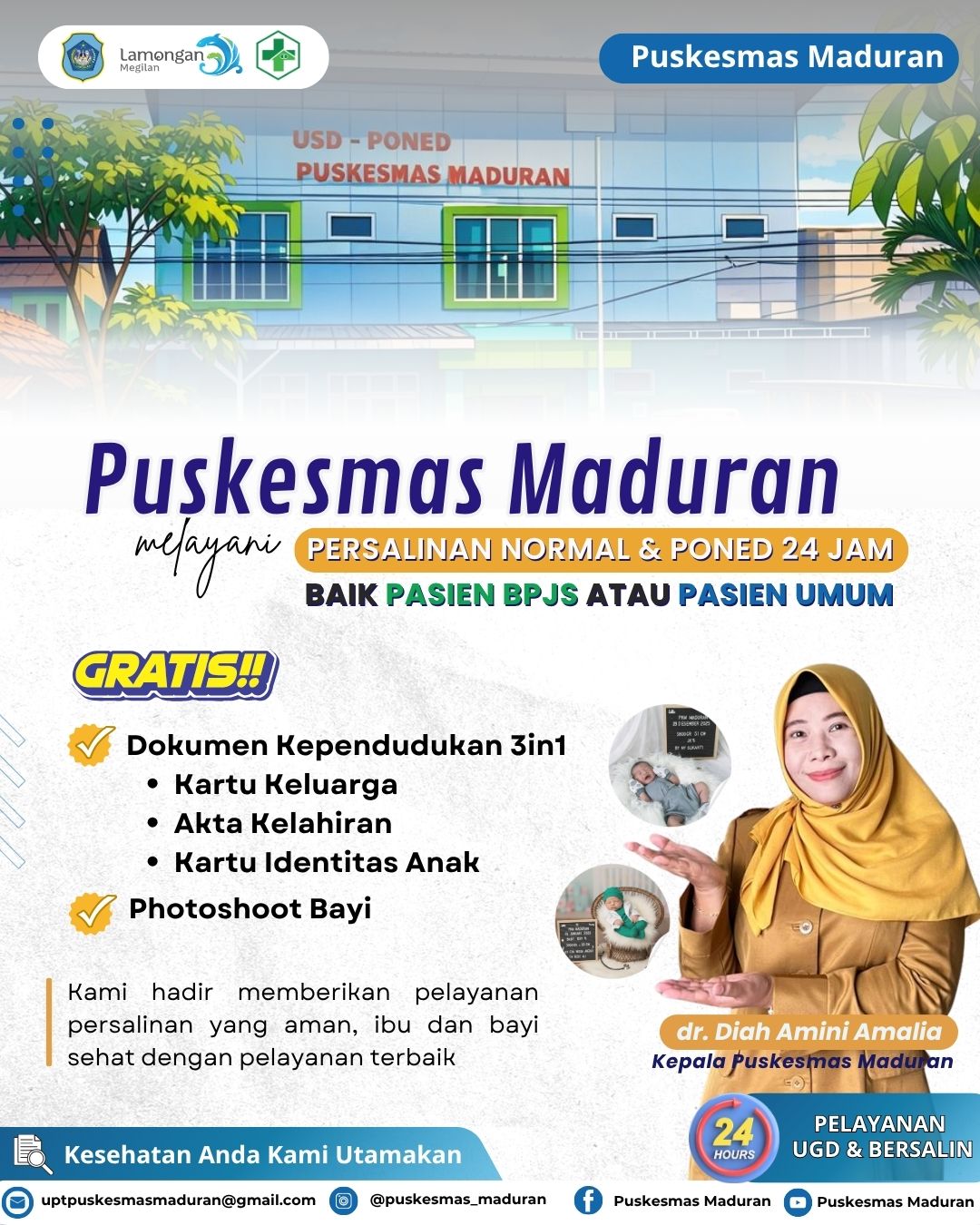 Foto: Persalinan Aman dan Nyaman di Puskesmas Maduran