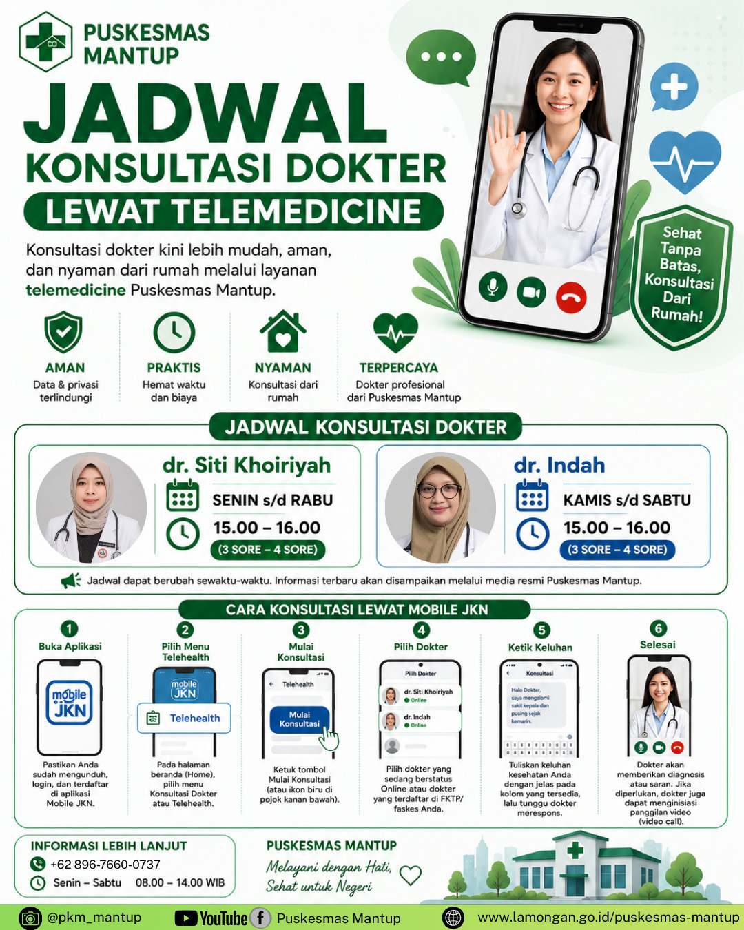 Foto: Telemedicine Puskesmas Mantup