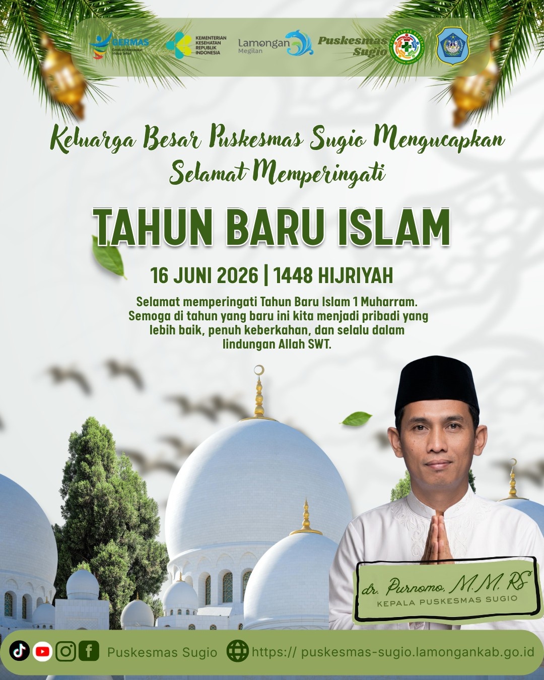 Foto: Sambut 1 Muharram 1448 H, Puskesmas Sugio Ajak Masyarakat ‘Hijrah’ ke Pola Hidup Sehat