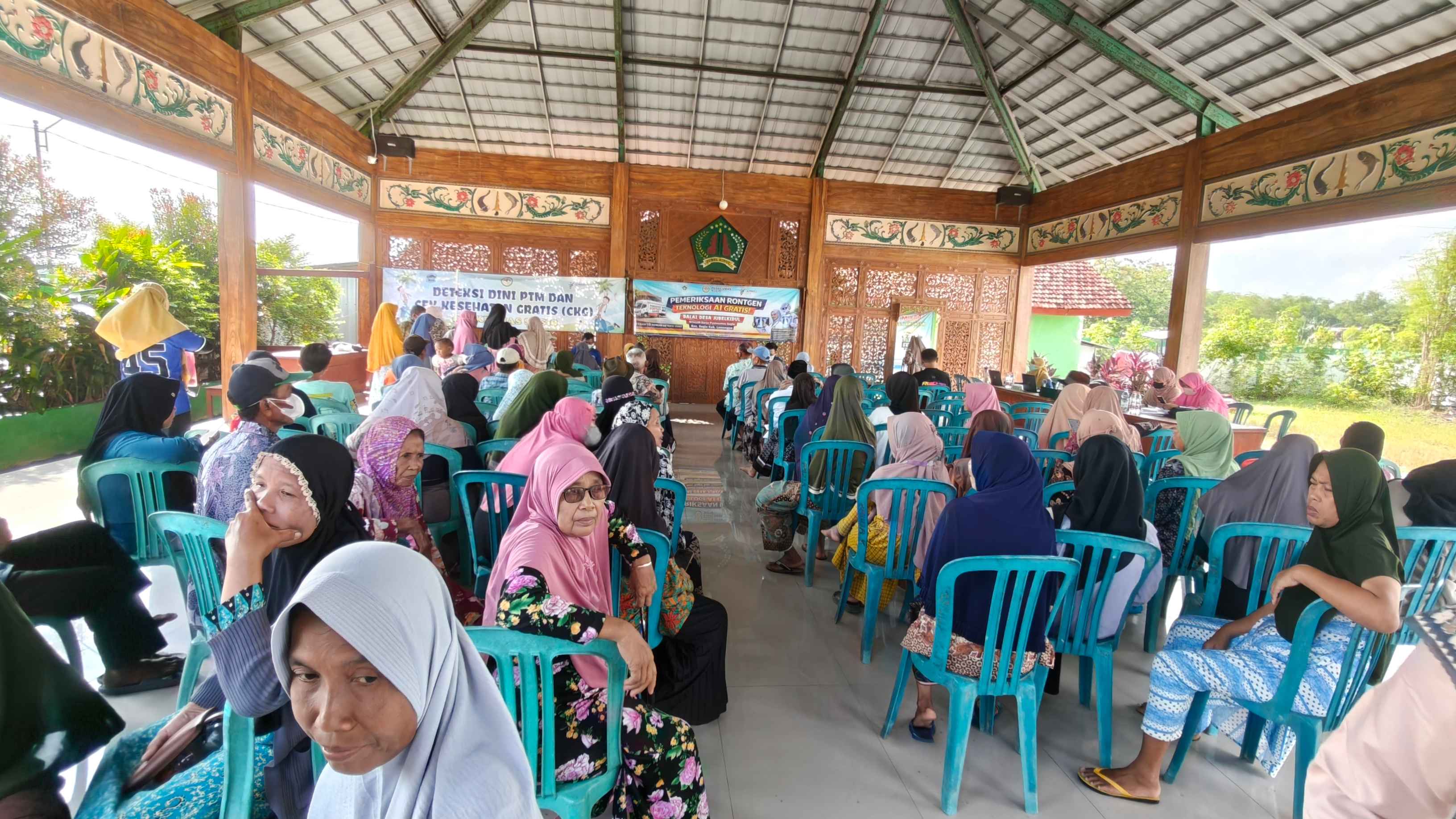 Kegiatan pemeriksaan Rontgen Berbasis Ai di Desa Jubel Kidul