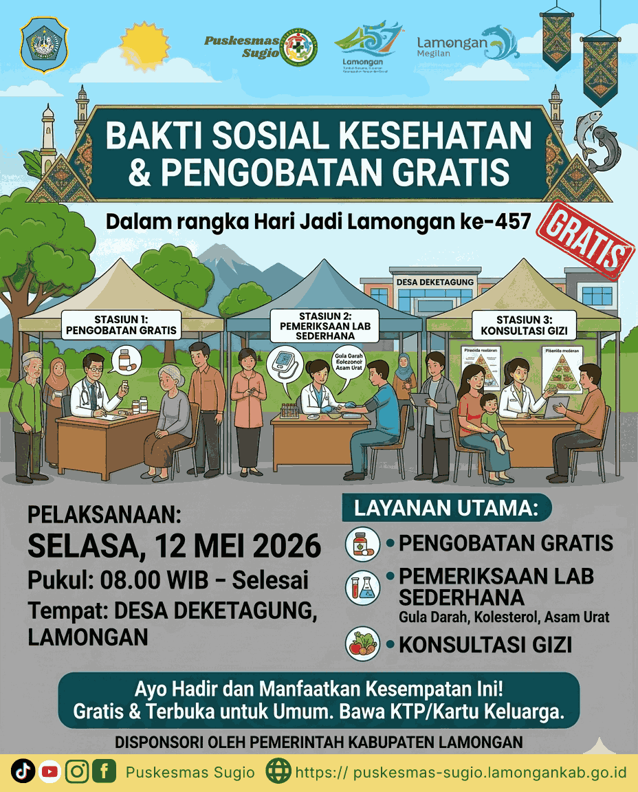 Foto: Semarakkan HJL ke-457, Warga Deketagung Diundang Hadiri Bakti Sosial dan Pengobatan Gratis Besok!
