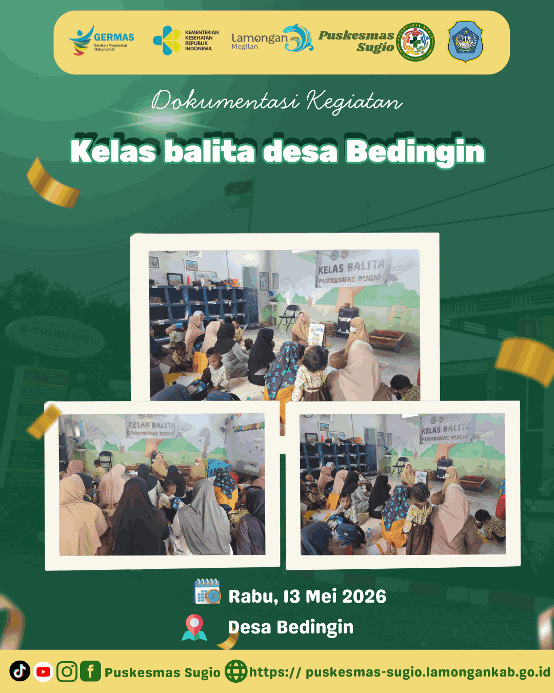 Foto: Kawal 1000 Hari Pertama Kehidupan, Puskesmas Sugio Selenggarakan Kelas Ibu Hamil di Desa Bedingin