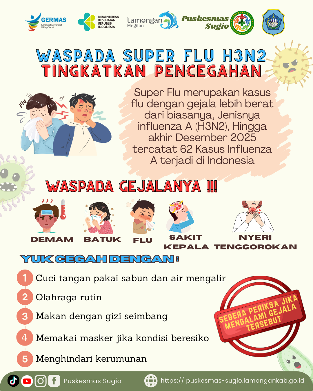 Waspada Super Flu H3N2: Kenali Gejalanya, Lindungi Keluarga Anda!