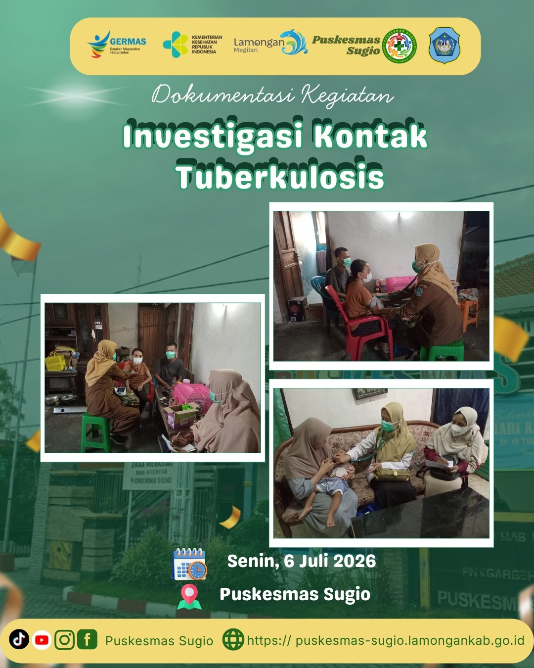 Langkah Preventif Puskesmas Sugio: Investigasi Kontak Efektif Putus Rantai Penularan Tuberkulosis