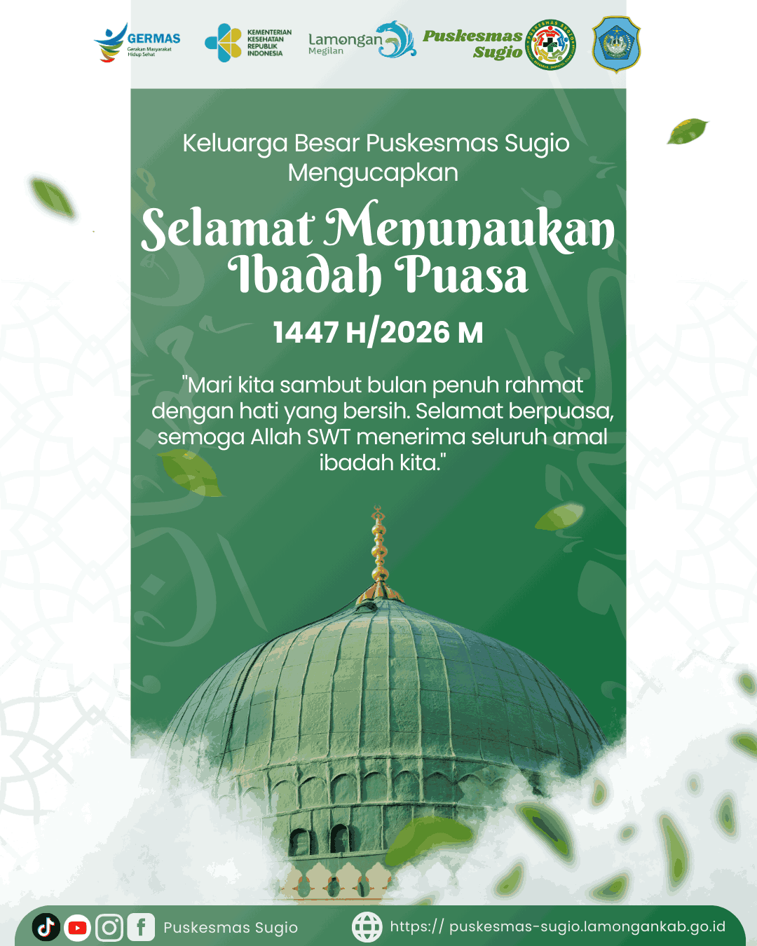 Foto: Sambut Ramadan 1447 H: Tips Sehat Berpuasa dari Puskesmas Sugio