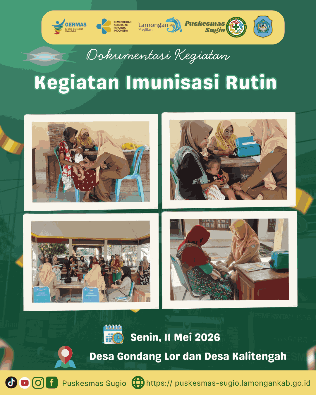 Foto: Sinergi Posyandu: Memperkuat Imunitas Anak di Desa Gondang Lor dan Kalitengah