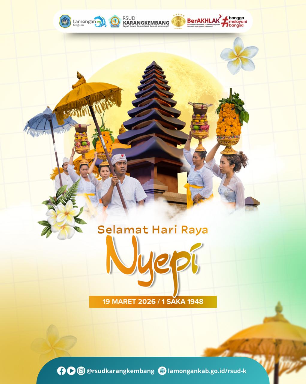 SELAMAT HARI RAYA NYEPI 1 SAKA 1948 / 19 MARET 2026