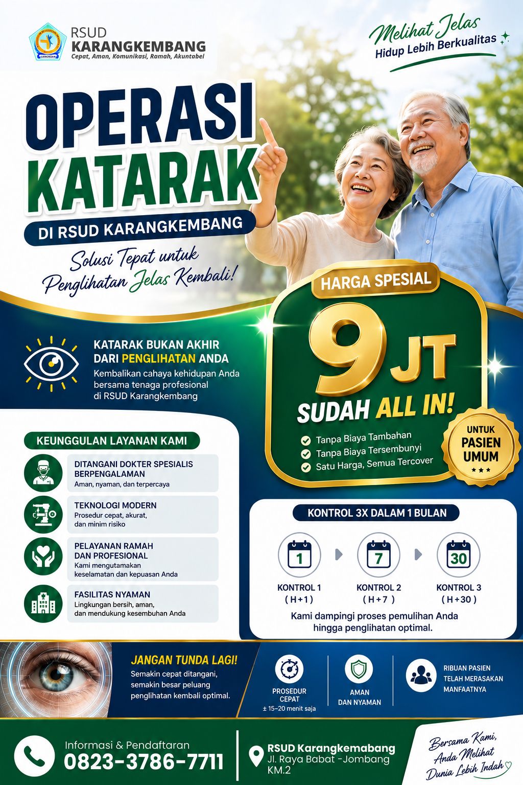 RSUD Karangkembang Melayani Operasi Mata Katarak