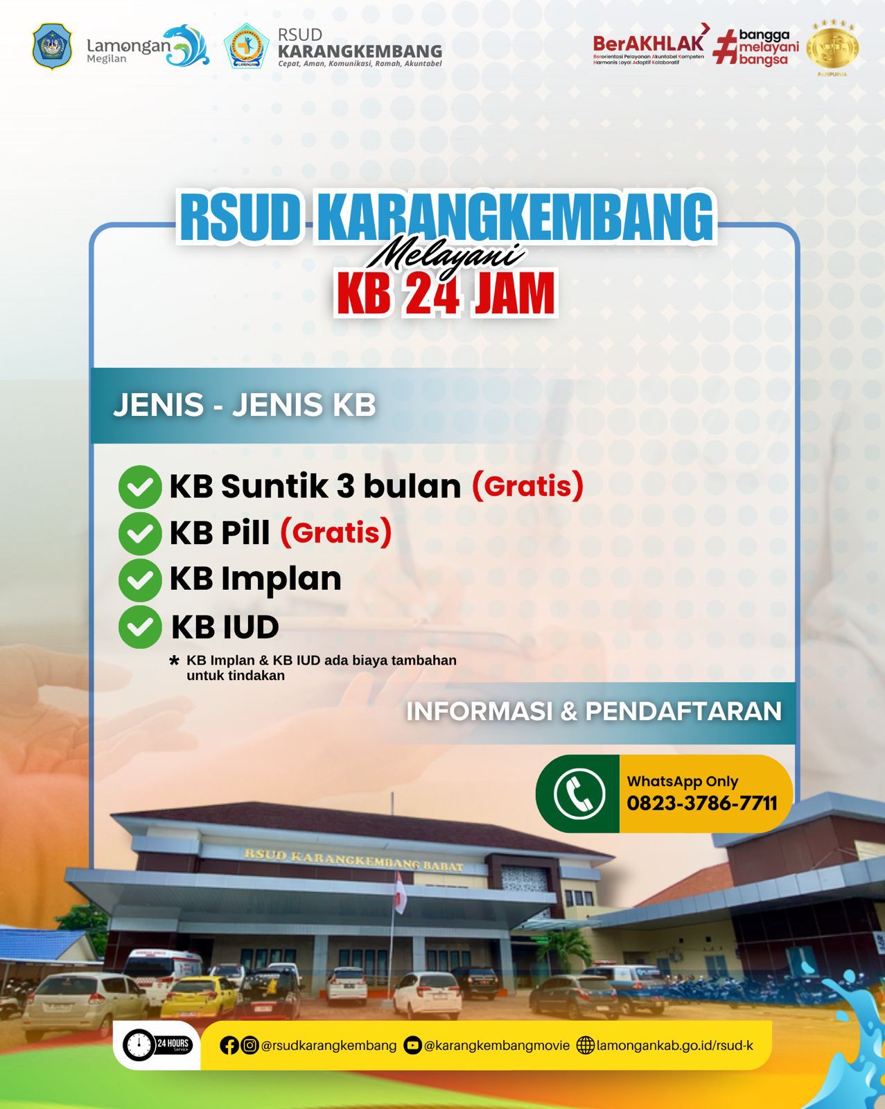 Foto: RSUD Karangkembang Melayani KB 24 Jam