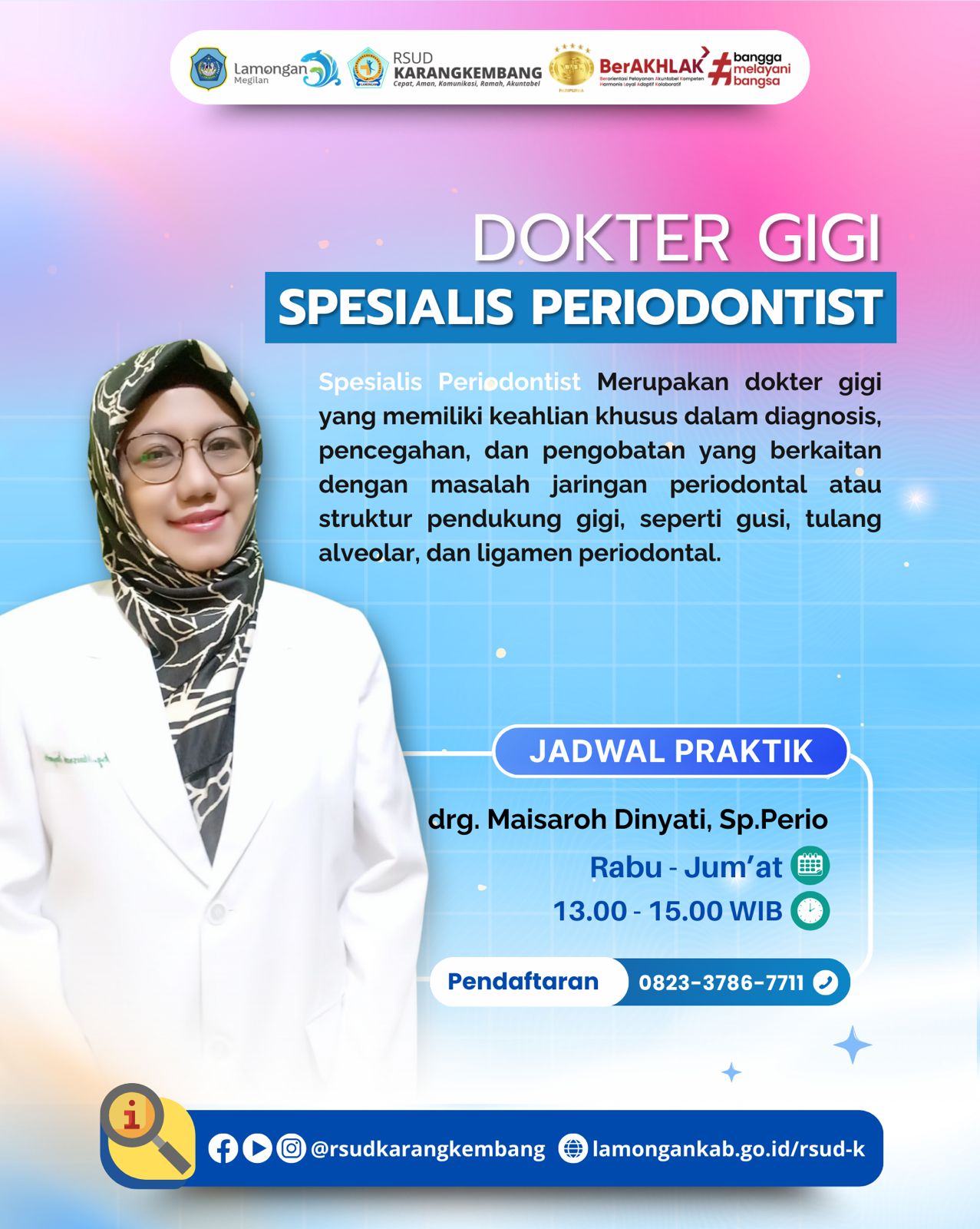 Foto: DOKTER GIGI (Spesialis Periodontist)