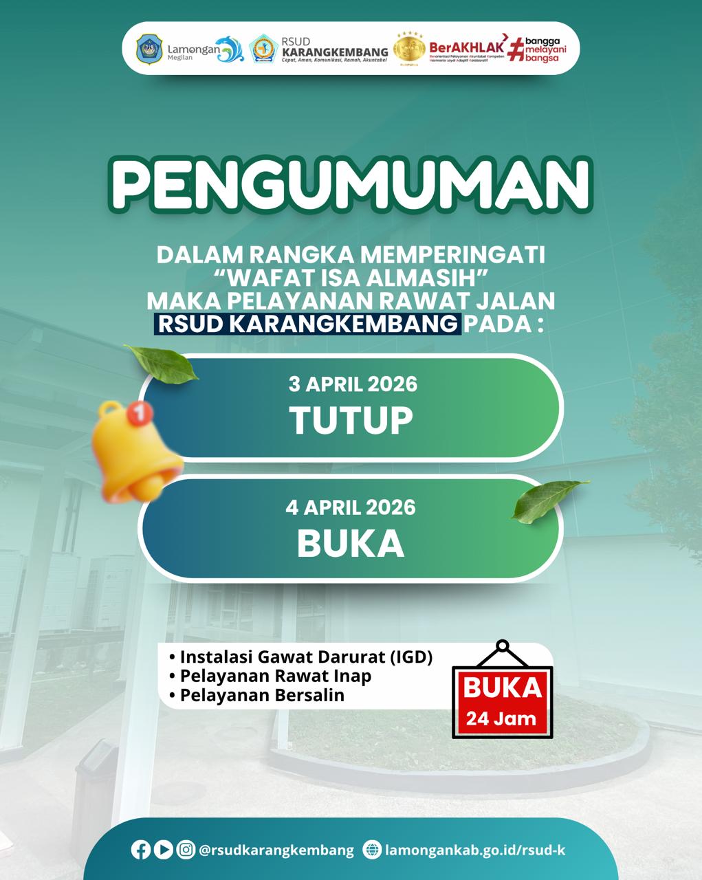 PENGUMUMAN LIBUR