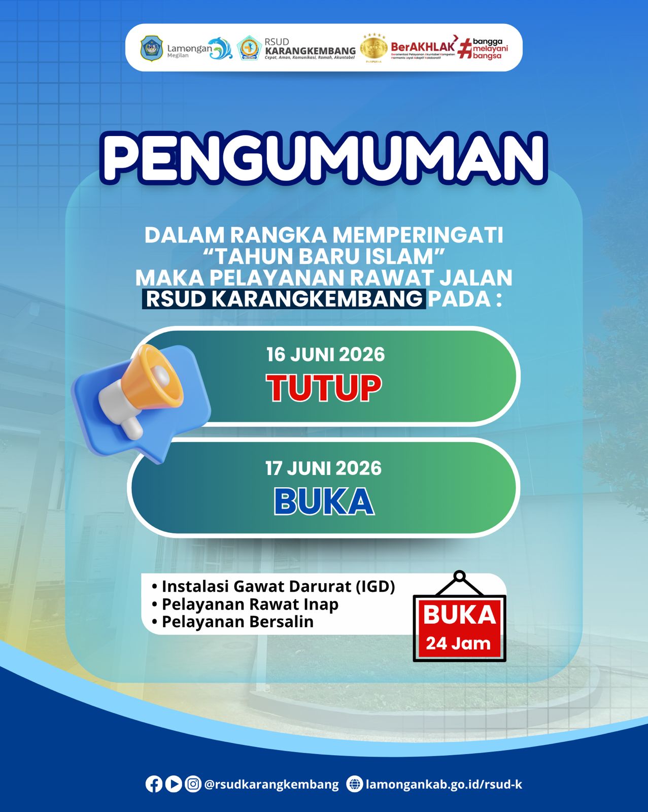 PENGUMUMAN LAYANAN
