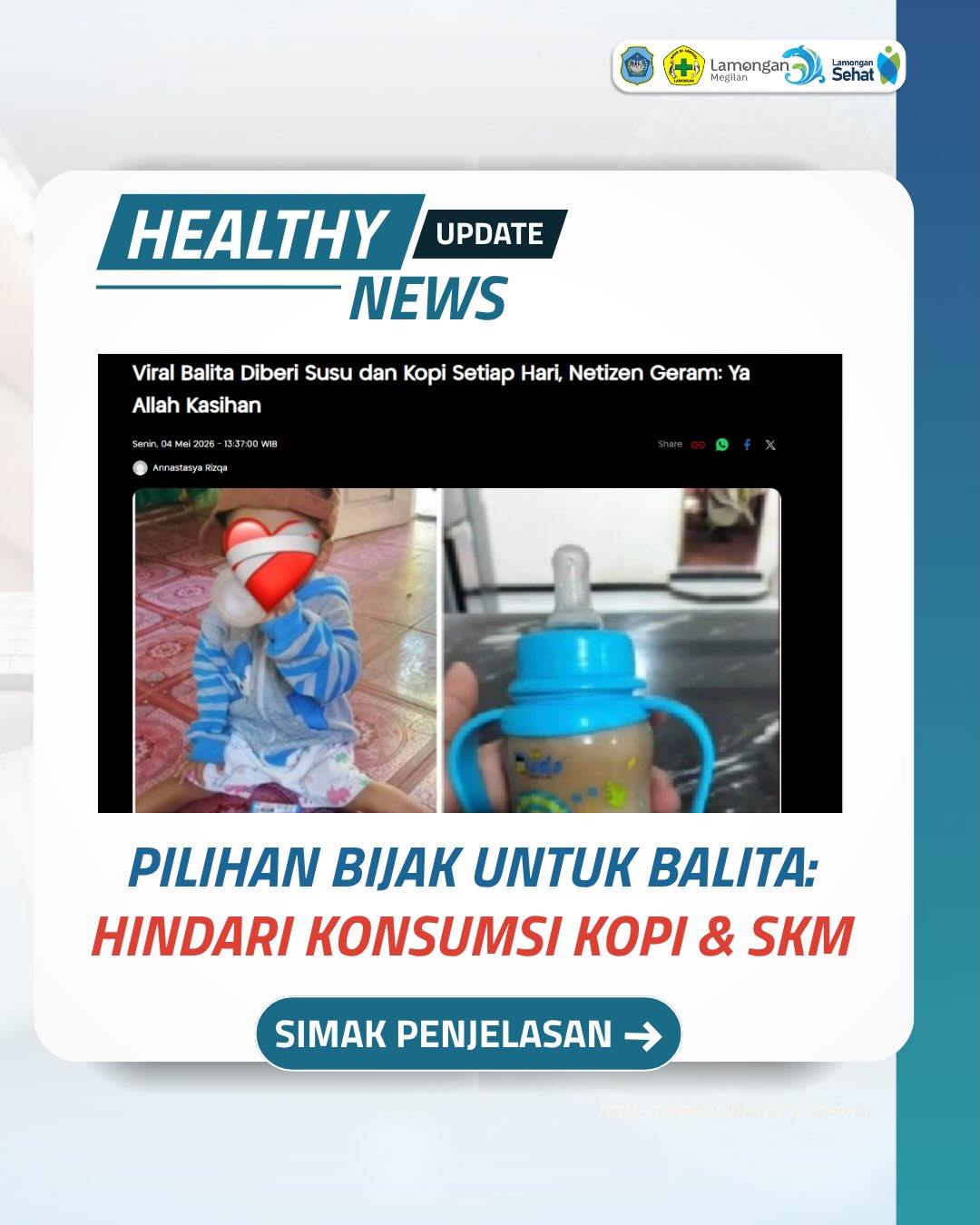Foto: RSUD Dr. Soegiri Lamongan Hadir Mendampingi Tumbuh Kembang Anak dengan Pelayanan Optimal