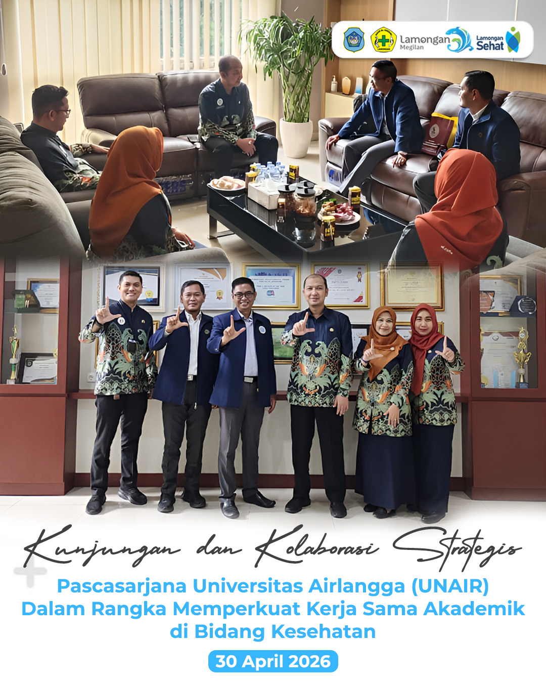 Foto: RSUD dr. Soegiri Terima Kunjungan Pascasarjana Universitas Airlangga untuk Perkuat Kolaborasi