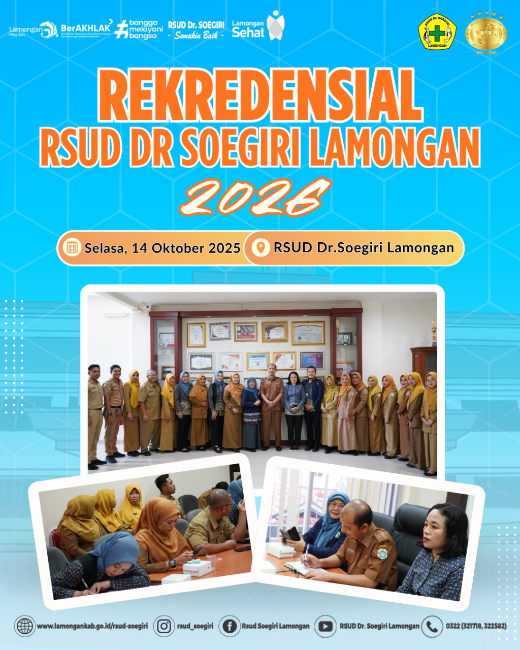 Foto: Rekredensial RSUD Dr. Soegiri 2026