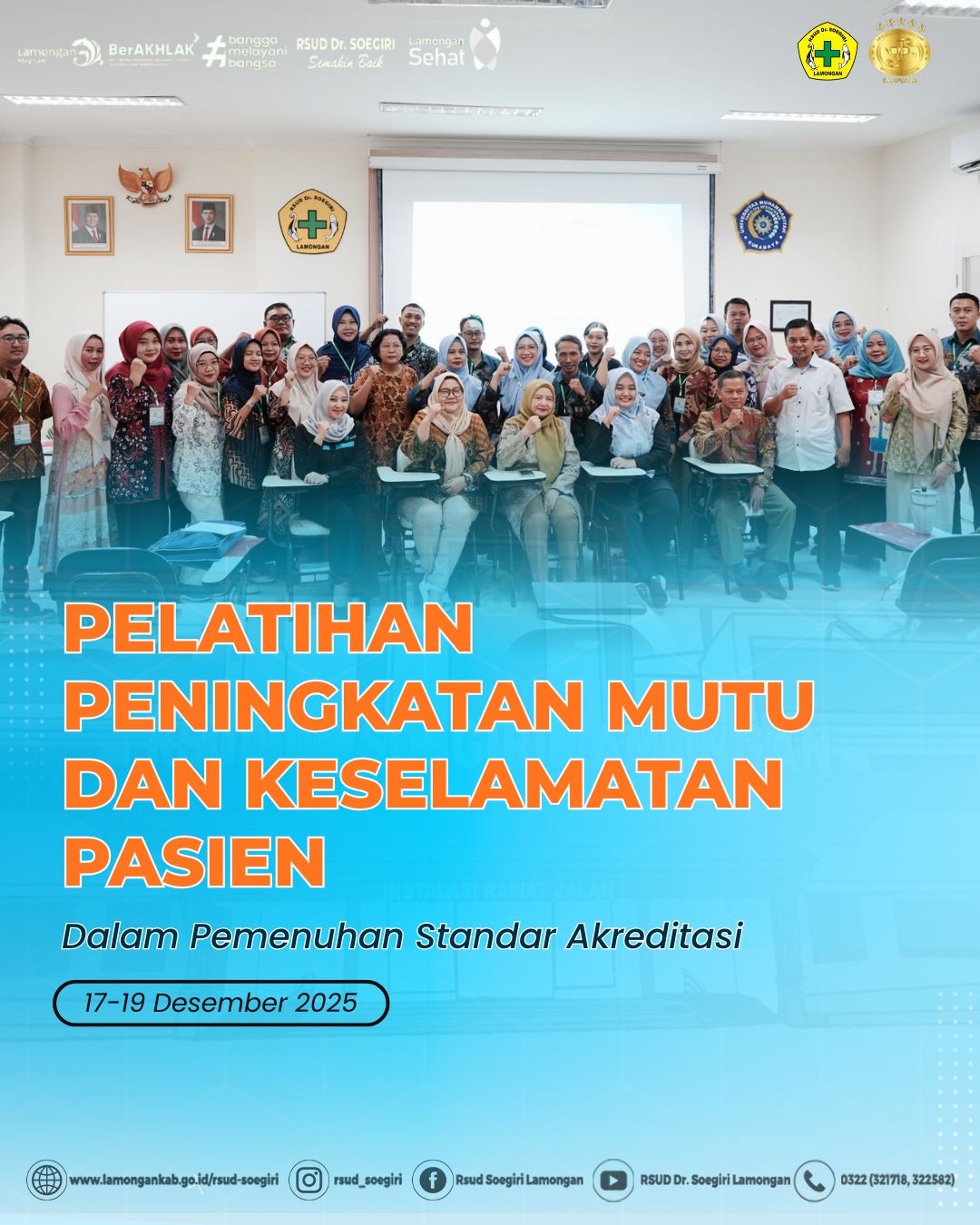 Foto: Pelatihan Peningkatan Mutu dan Keselamatan Pasien