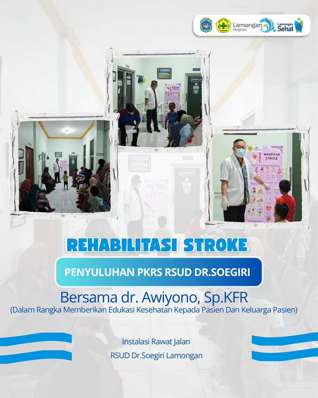 Foto: Promosi Kesehatan RSUD dr. Soegiri : Rehabilitasi Stroke