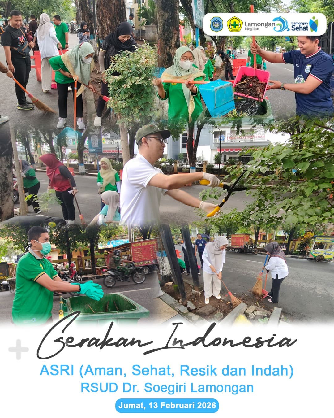 Foto: Gerakan Indonesia Asri RSUD Dr. Soegiri