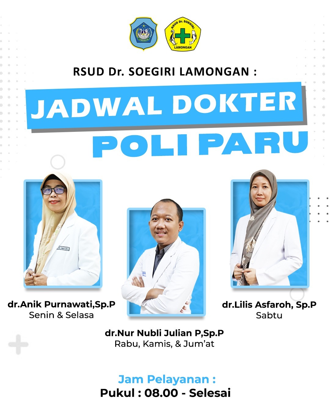 Foto: Jadwal Poli Paru RSUD Dr. Soegiri