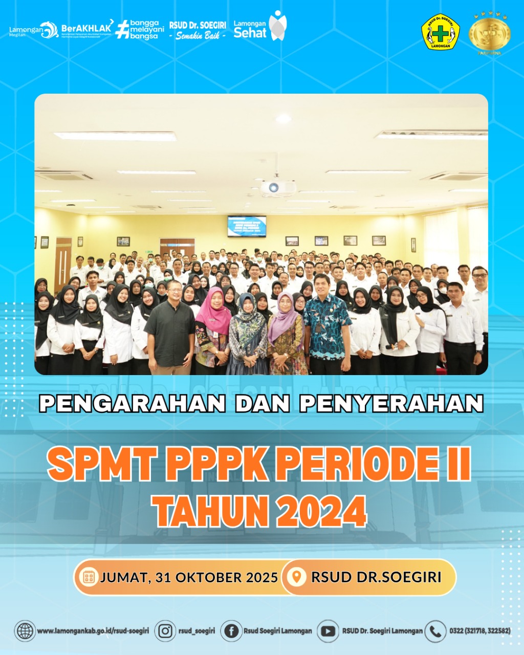 Foto: Pengerahan dan Penyerahan SPMT PPPK Periode II Tahun 2024
