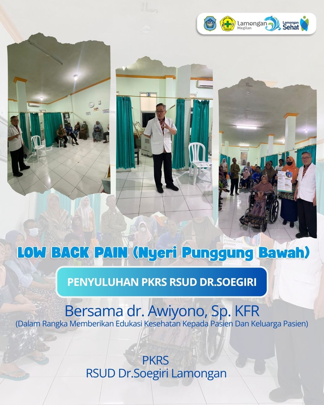 Foto: RSUD Dr. Soegiri Lamongan Gelar PKRS tentang Low Back Pain di Instalasi Rehab Medik