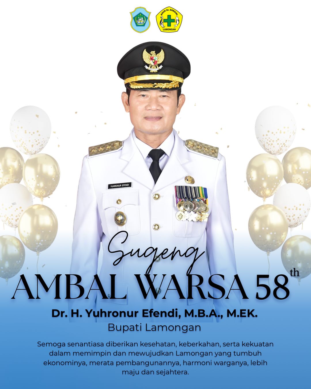 Foto: Sugeng Ambal Warsa Bupati Lamongan