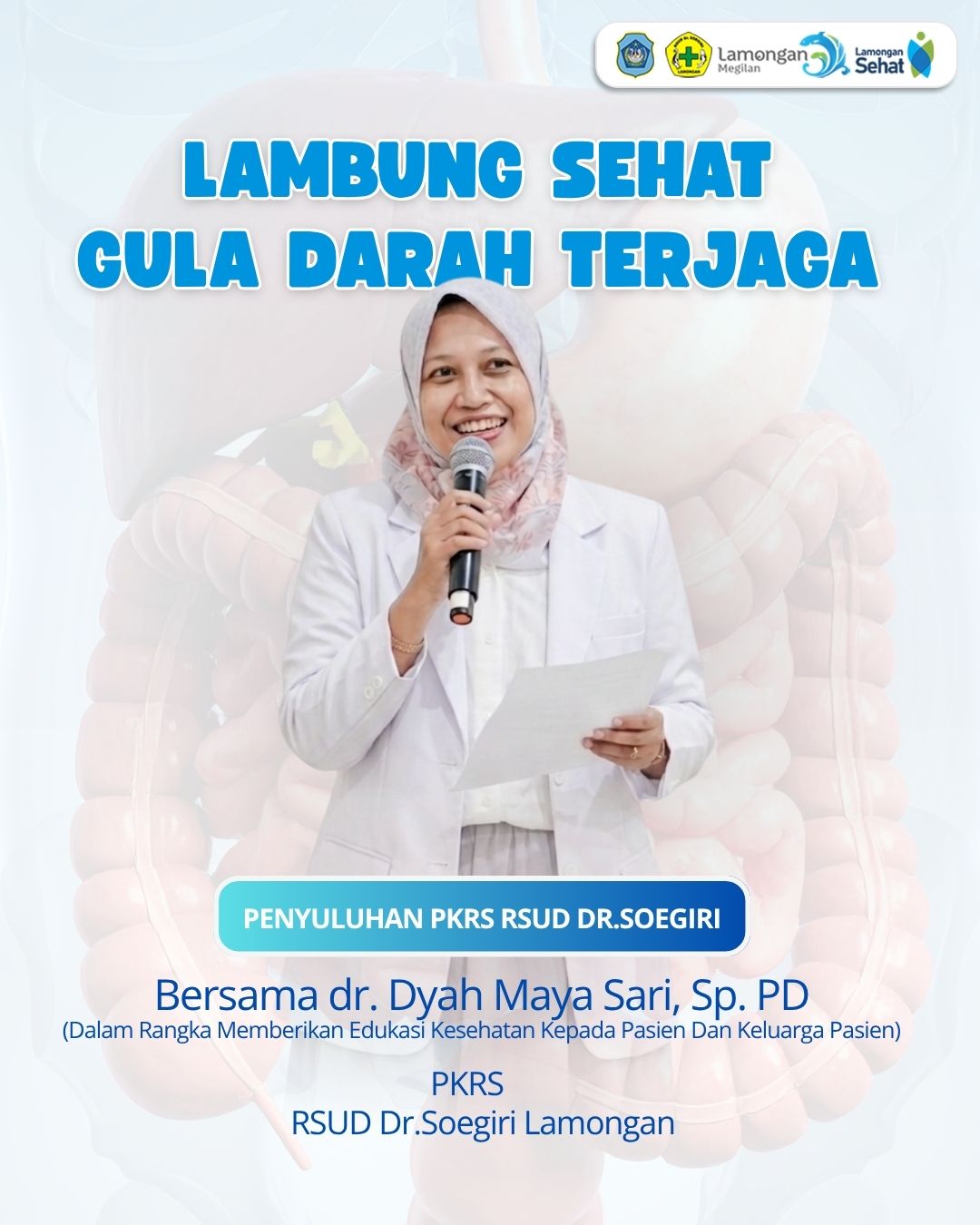 Foto: PKRS Poli Penyakit Dalam RSUD Dr. Soegiri Tingkatkan Edukasi Masyarakat tentang Penyakit Lambung dan Diabetes