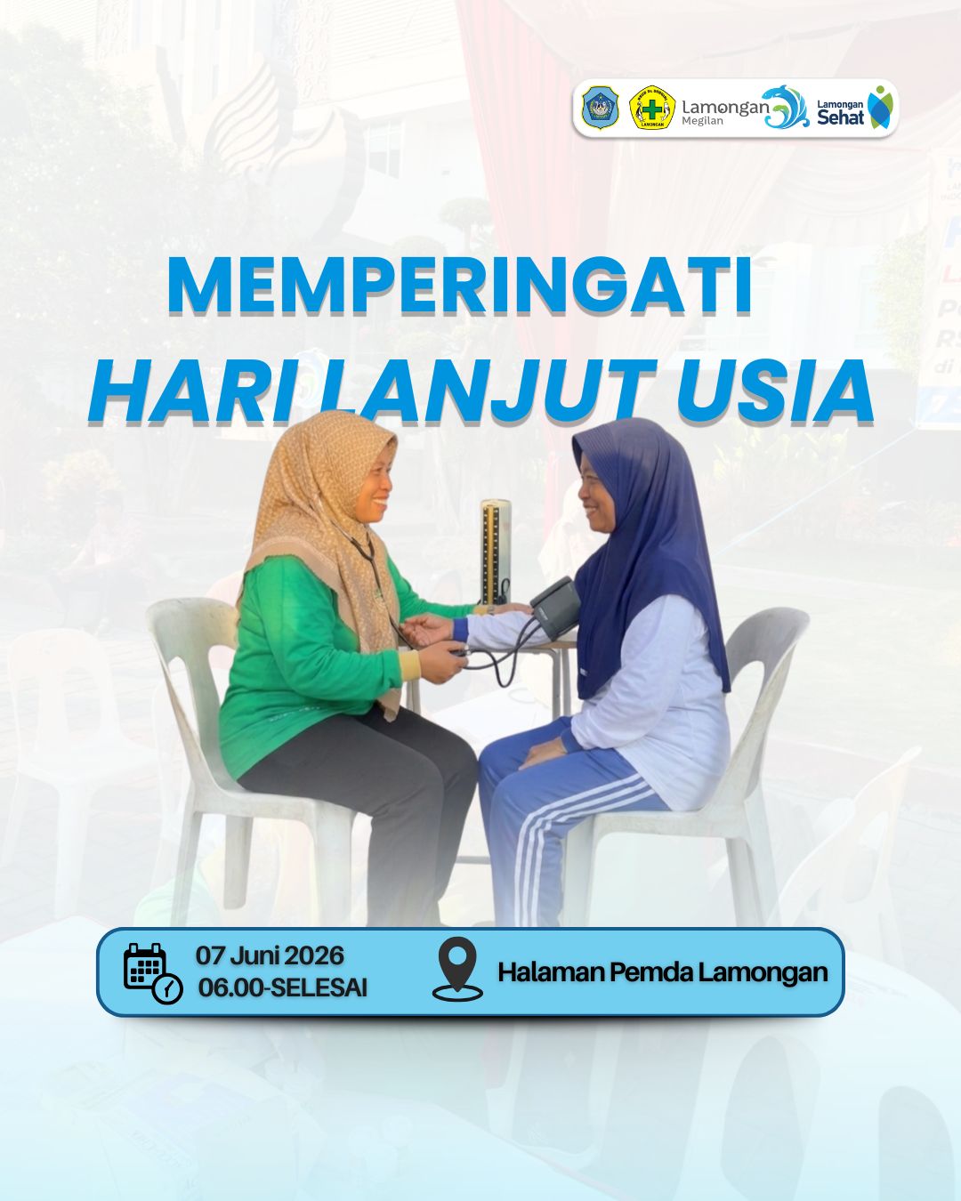 Foto: RSUD Dr. Soegiri Lamongan Berikan Pemeriksaan Kesehatan Gratis dalam Peringatan Hari Lanjut Usia Nasional