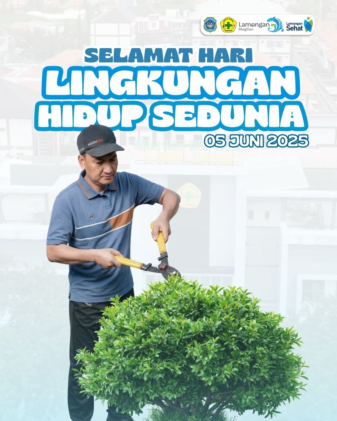 Peringati Hari Lingkungan Hidup Sedunia, RSUD Dr. Soegiri Lakukan Aksi Bersih Lingkungan