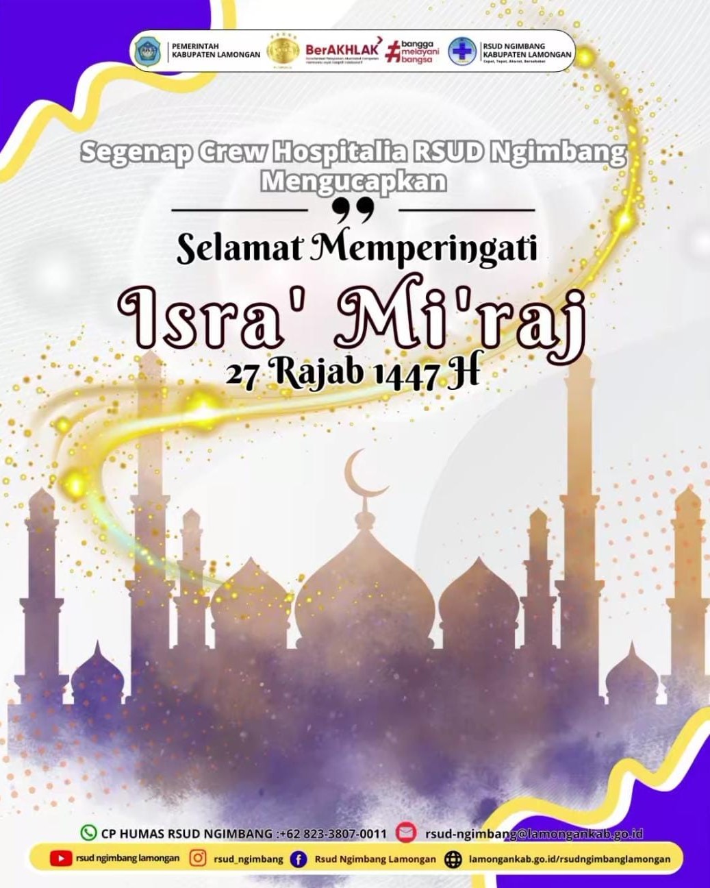 Foto: SELAMAT MEMPERINGATI ISRA' MI'RAJ