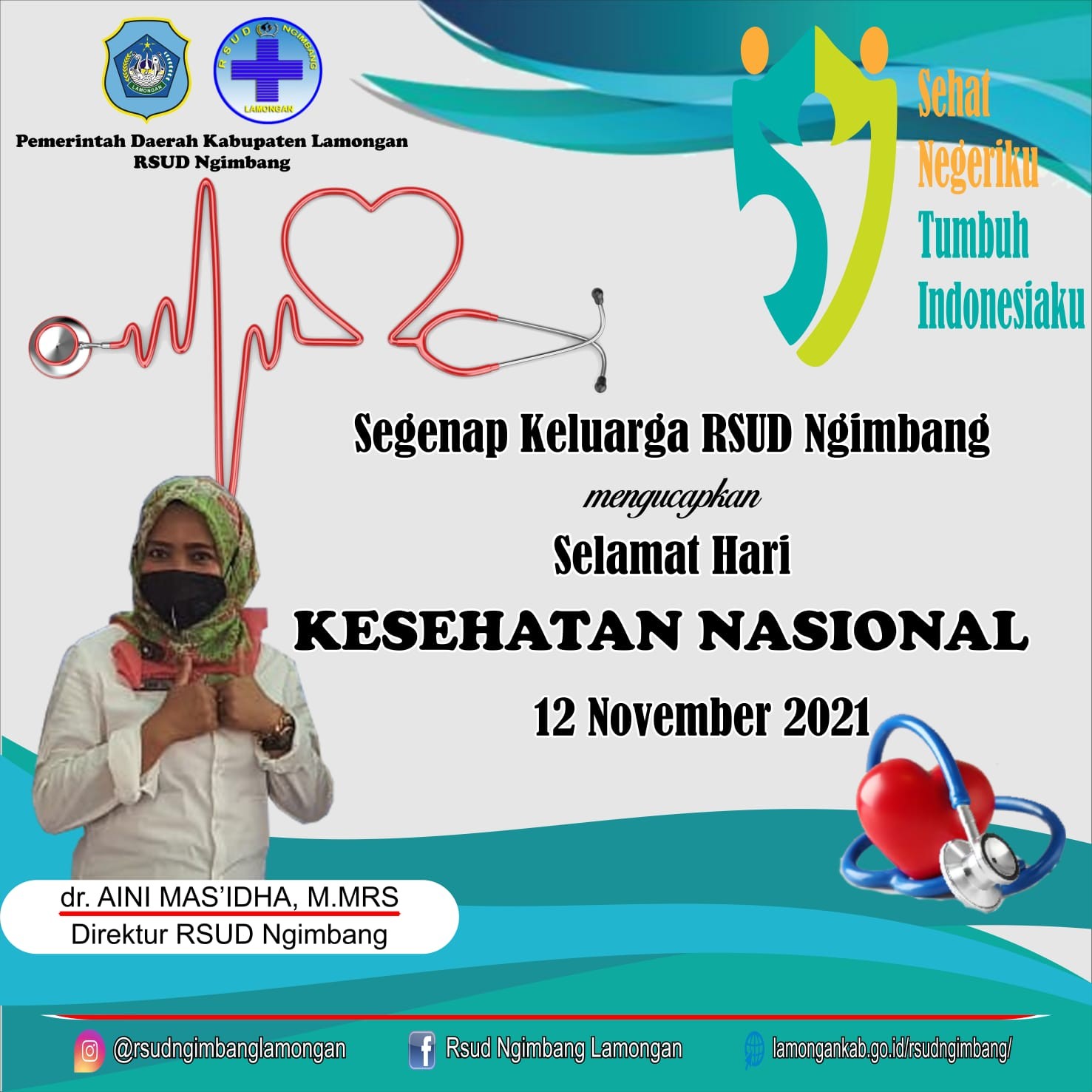 SELAMAT HARI KESEHATAN NASIONAL 12 NOVEMBER 2021