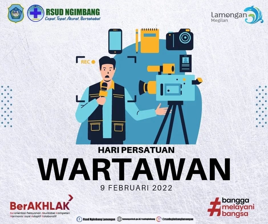 Selamat Hari Persatuan Wartawan Indonesia 2022