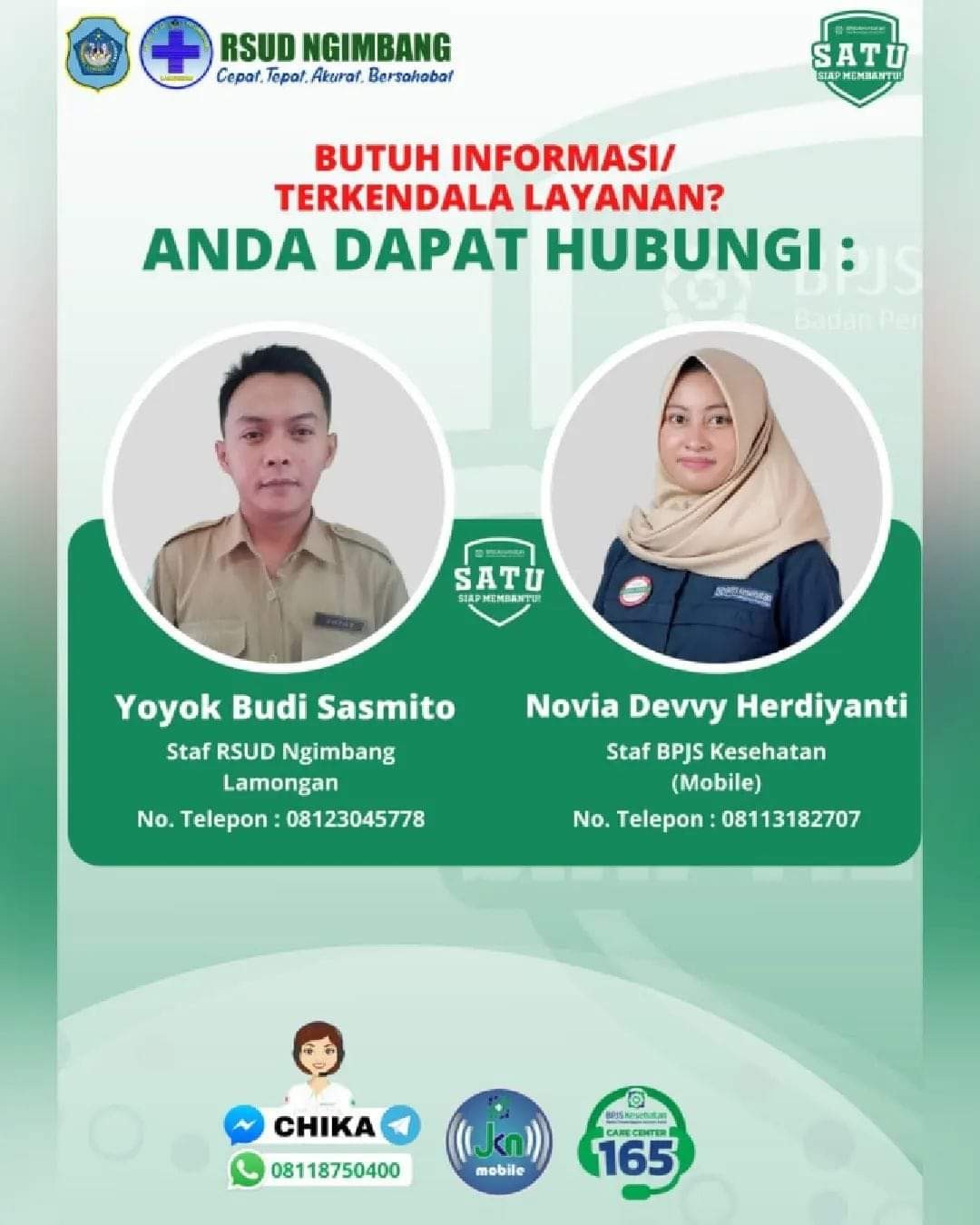 BUTUH INFORMASI TERKAIT LAYANAN