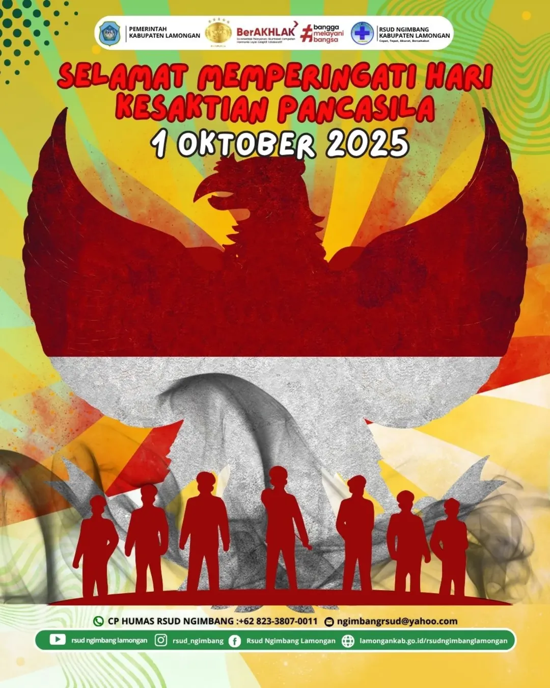 Foto: "Selamat Memperingati Hari Kesaktian Pancasila – 1 Oktober 2025"