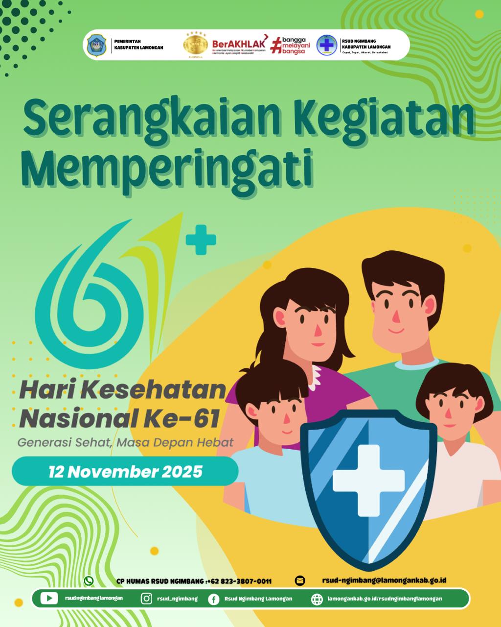 RSUD Ngimbang Meriahkan Lomba Hari Kesehatan Nasional di Dinas Kesehatan Kabupaten Lamongan!