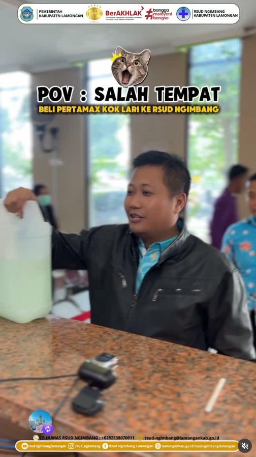 POV : SALAH TEMPAT BELI PERTAMAX KOK LARI KE RSUD NGIMBANG