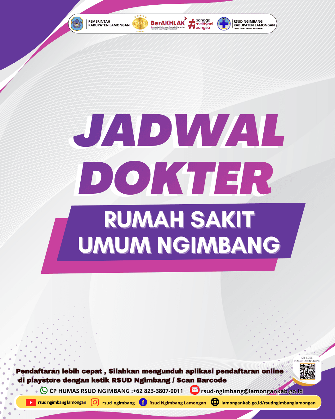 Foto: JADWAL DOKTER 2026