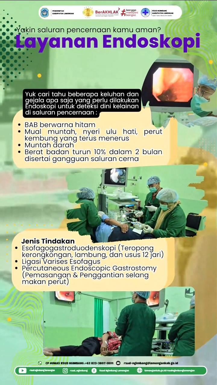 Foto: LAYANAN ENDOSKOPI RSUD NGIMBANG