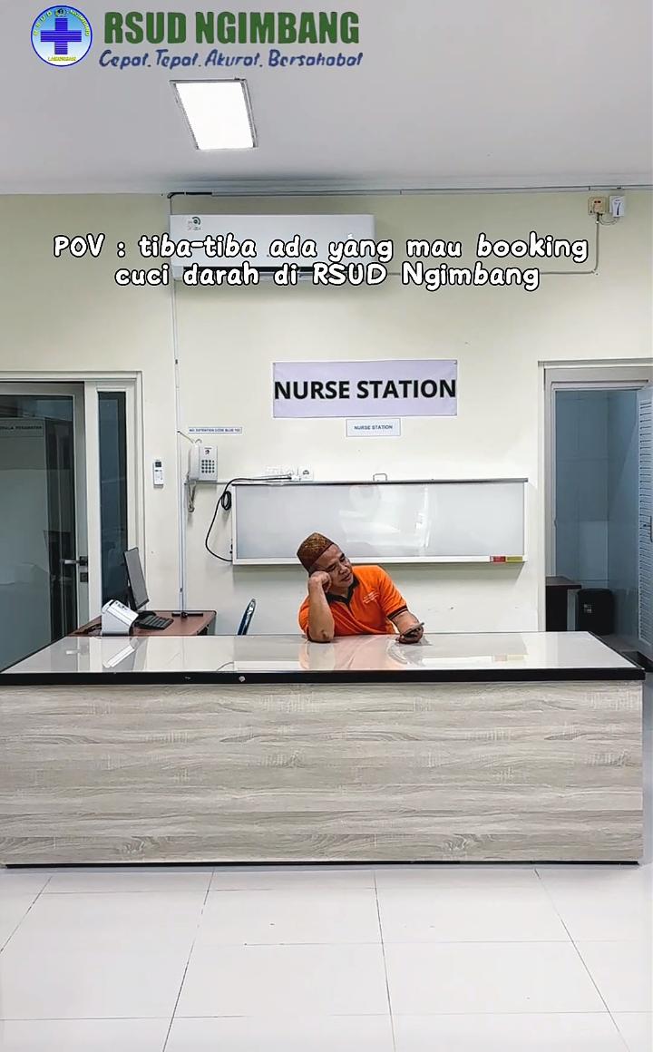 Foto: POV ( TIBA - TIBA ADA YANG MAU BOOKING CUCI DARAH DIRSUD NGIMBANG)