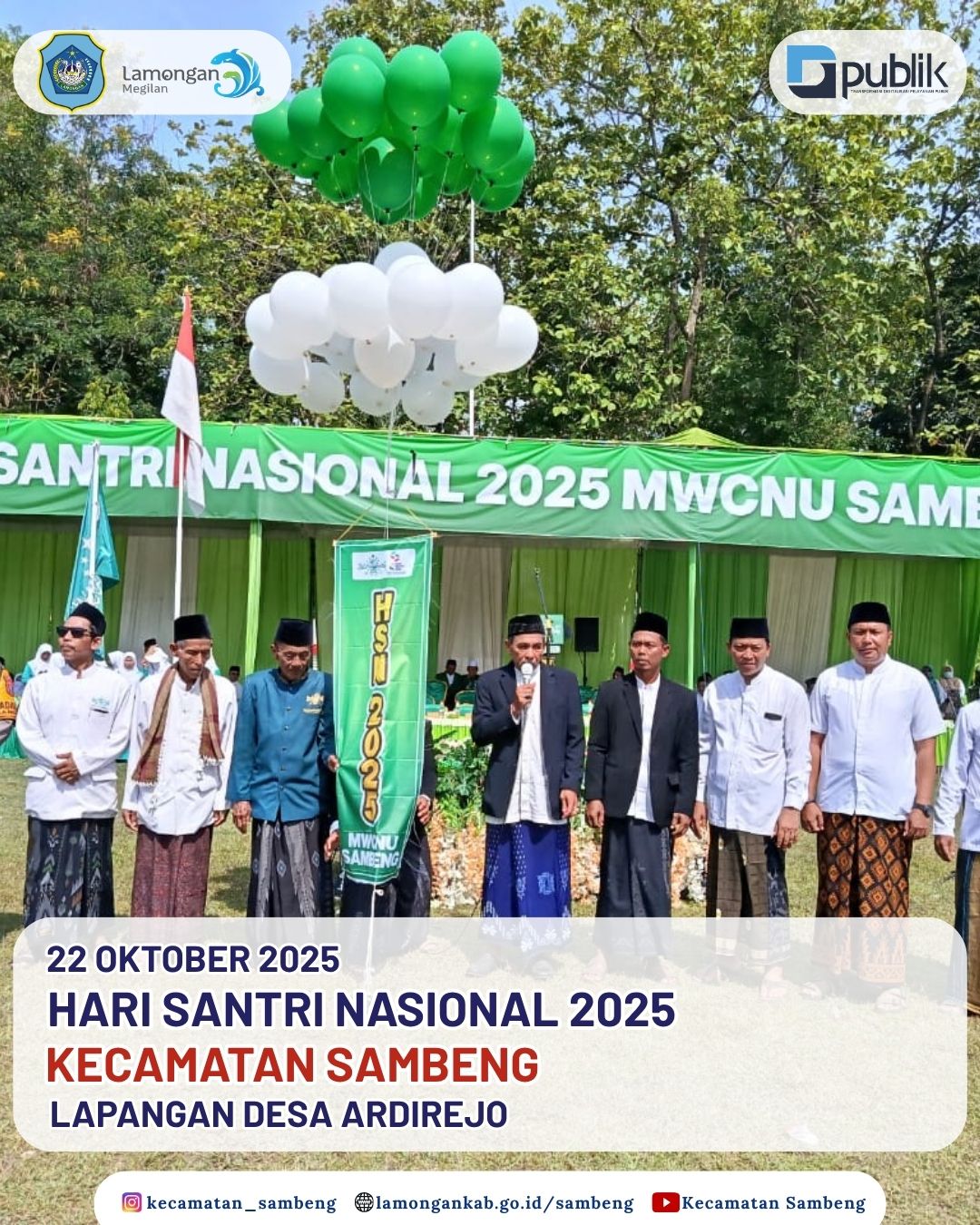 Foto: HARI SANTRI NASIONAL 2025 KECAMATAN SAMBENG