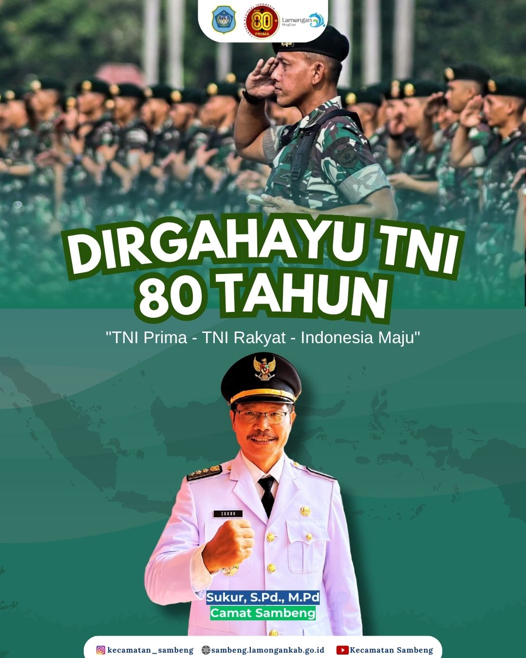 Foto: DIRGAHAYU TNI 80 TAHUN
