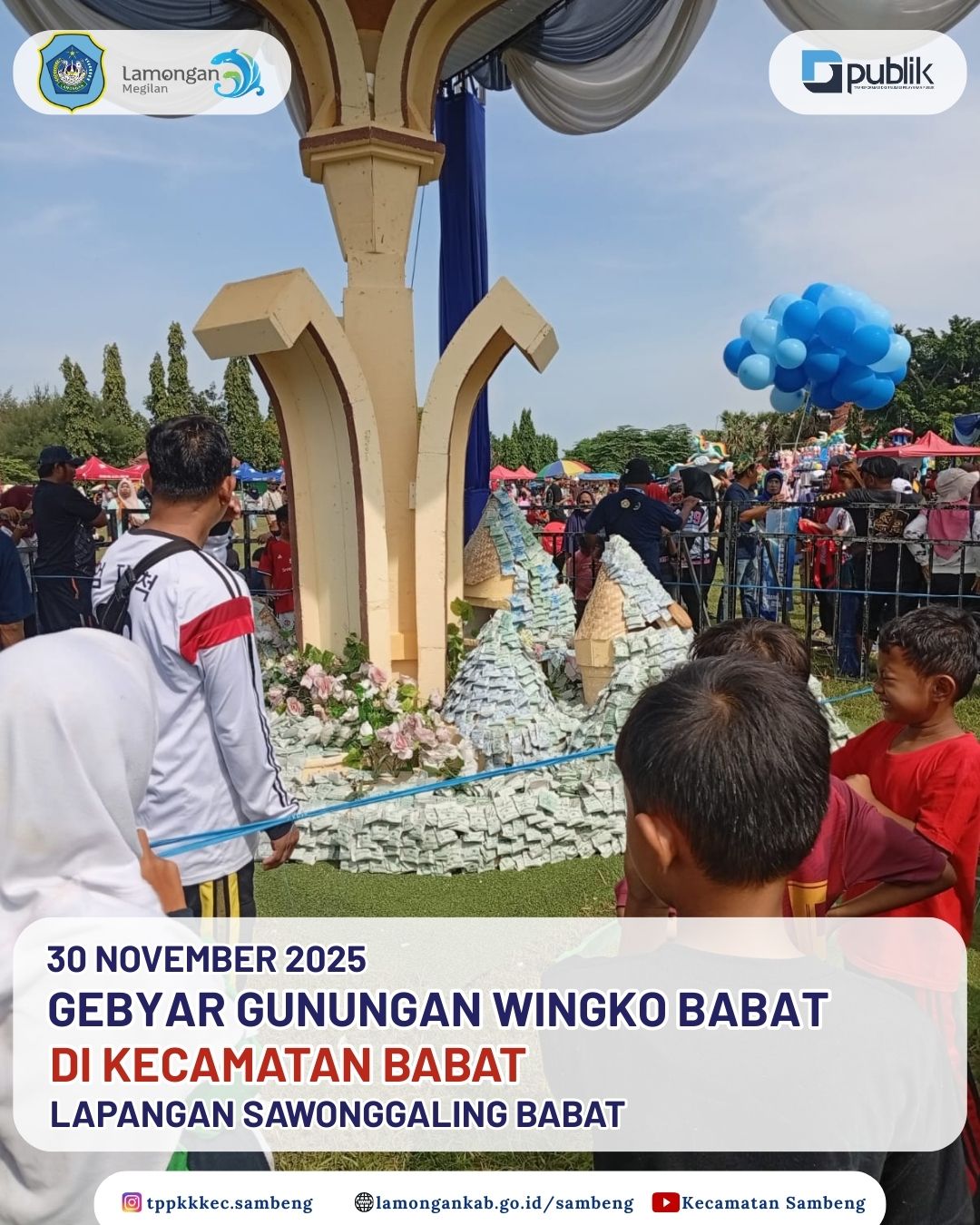Foto: GEBYAR GUNUNGAN WINGKO BABAT DI KECAMATAN BABAT